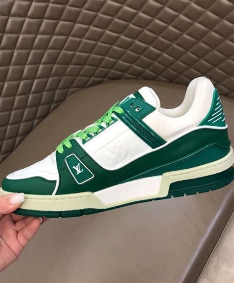 lv trainer 54 green|louis vuitton 1854 sneakers.